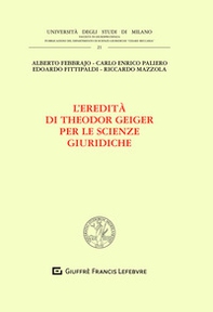 L'eredità  di Theodor Geiger per le scienze giuridiche - Librerie.coop