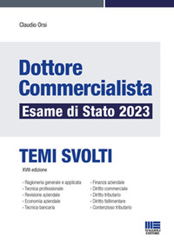 L'esame da dottore commercialista. Temi svolti - Librerie.coop L'esame da dottore commercialista. Temi svolti - Librerie.coop