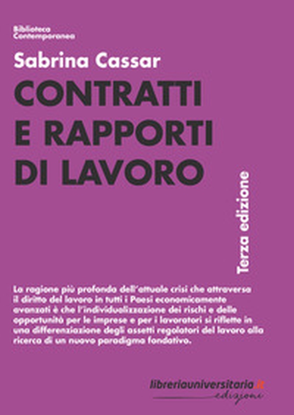 Contratti e rapporti di lavoro - Librerie.coop Contratti e rapporti di lavoro - Librerie.coop