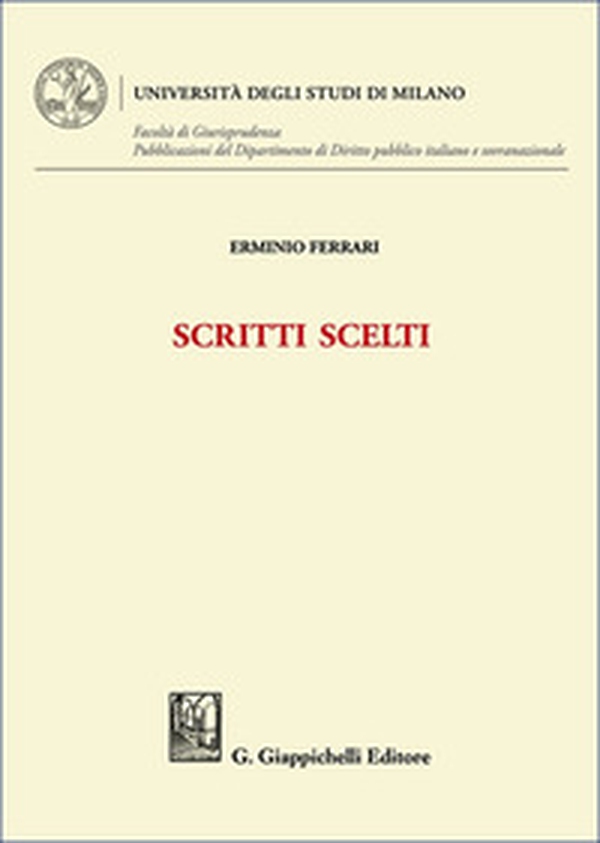 Scritti scelti - Librerie.coop Scritti scelti - Librerie.coop