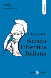 Bollettino della società filosofica italiana. Nuova serie - Librerie.coop