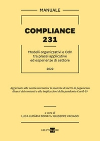 Compliance 231. Modelli organizzativi e OdV tra prassi applicative ed esperienze di settore - Librerie.coop