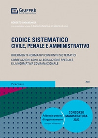 Codice sistematico. Civile, penale e amministrativo - Librerie.coop