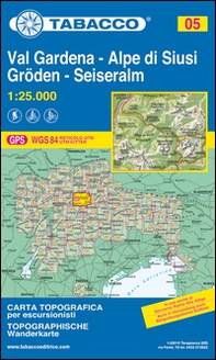 Val Gardena. Alpe di Siusi 1:25.000 - Librerie.coop
