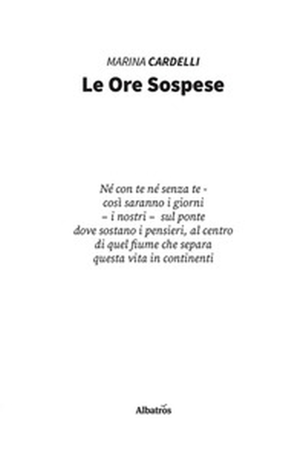Le ore sospese - Librerie.coop Le ore sospese - Librerie.coop