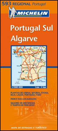 Portugal sul. Algarve 1:300.000 - Librerie.coop