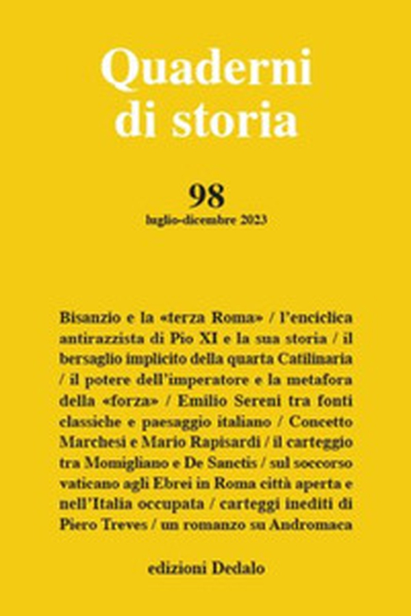 Quaderni di storia - Vol. 98 - Librerie.coop Quaderni di storia - Vol. 98 - Librerie.coop