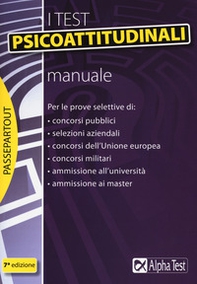 I test psicoattitudinali. Manuale - Librerie.coop I test psicoattitudinali. Manuale - Librerie.coop