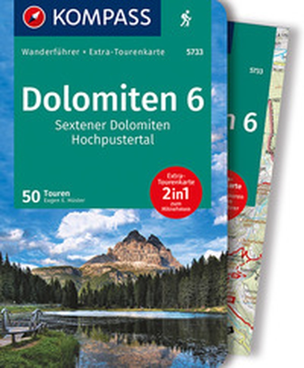 Guida escursionistica n. 5733. Dolomiten 6. Sextner Dolomiten, Hochpustertal. Con carta - Librerie.coop Guida escursionistica n. 5733. Dolomiten 6. Sextner Dolomiten, Hochpustertal. Con carta - Librerie.coop