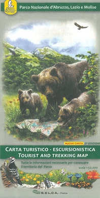 Parco nazionale d'Abruzzo, Lazio e Molise. Carta turistico-escursionistica 1:50.000 - Librerie.coop