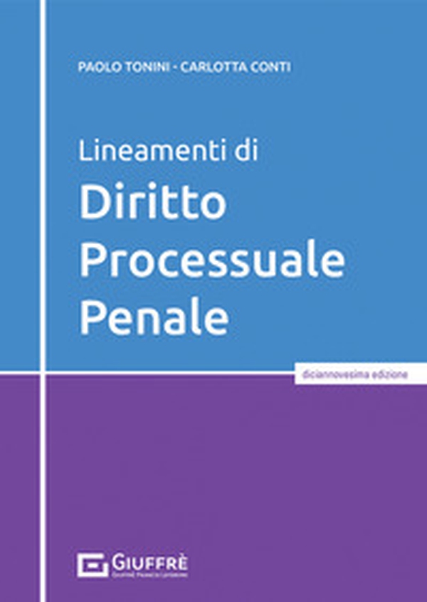 Lineamenti di diritto processuale penale - Librerie.coop Lineamenti di diritto processuale penale - Librerie.coop