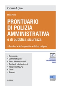 Prontuario di polizia amministrativa - Librerie.coop