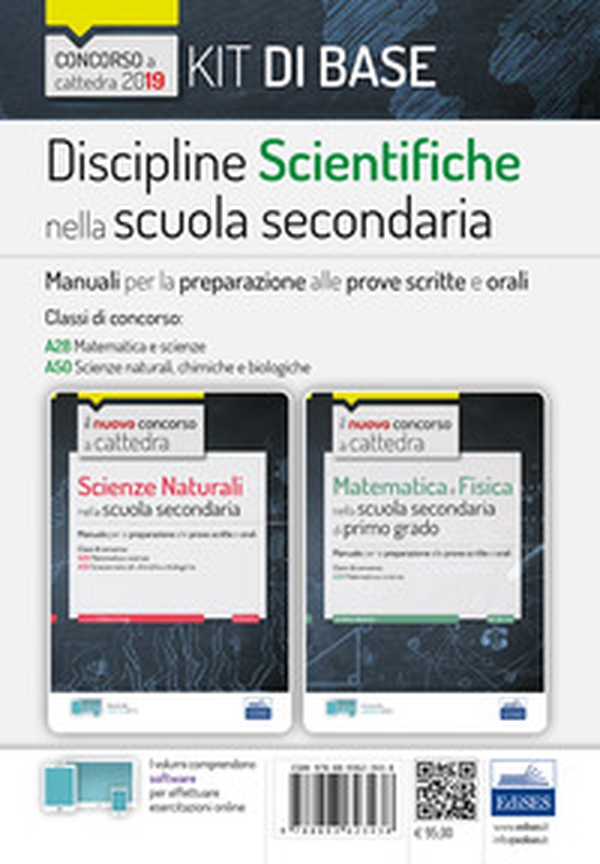 Kit base discipline scientifiche nella scuola secondaria. Manuali per le prove scritte e orali del concorso a cattedra classi A28, A50 - Librerie.coop Kit base discipline scientifiche nella scuola secondaria. Manuali per le prove scritte e orali del concorso a cattedra classi A28, A50 - Librerie.coop
