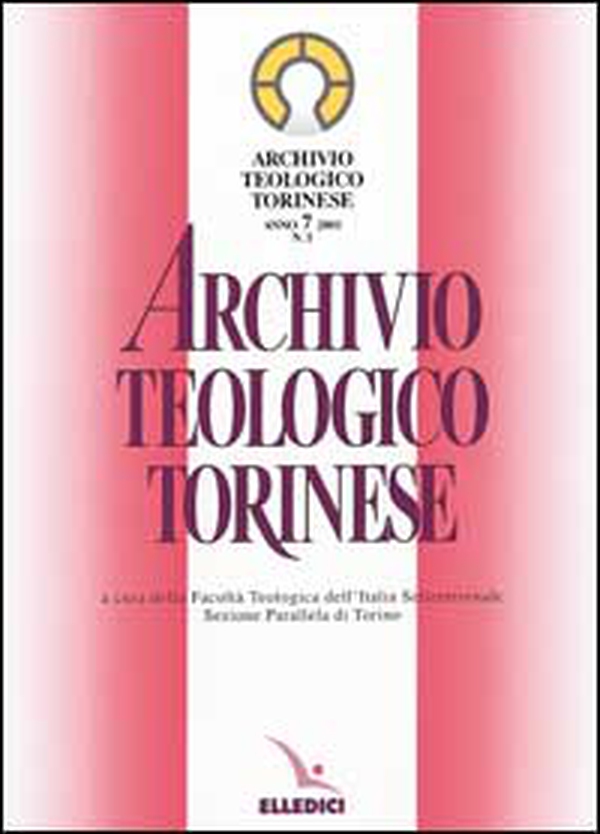 Archivio teologico torinese (2001) - Vol. 1 - Librerie.coop Archivio teologico torinese (2001) - Vol. 1 - Librerie.coop