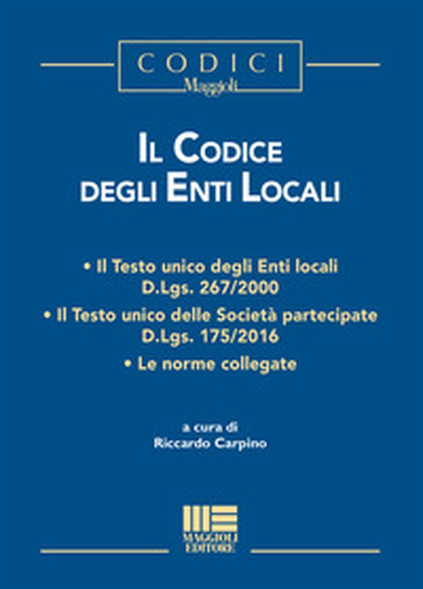 Il codice degli enti locali - Librerie.coop Il codice degli enti locali - Librerie.coop