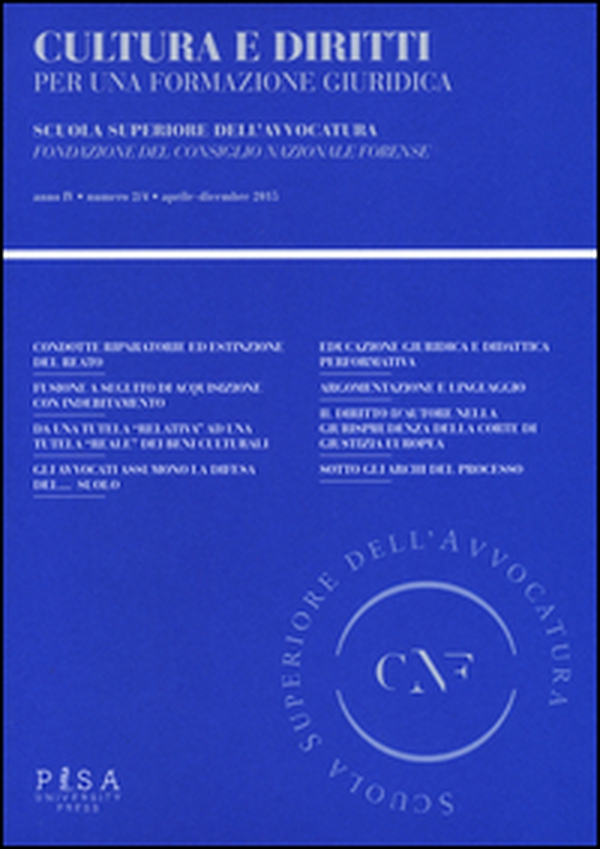 Cultura e diritti. Per una formazione giuridica (2015) vol.2-3-4 - Librerie.coop Cultura e diritti. Per una formazione giuridica (2015) vol.2-3-4 - Librerie.coop