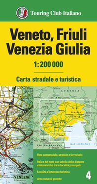 Veneto, Friuli Venezia Giulia 1:200.000 - Librerie.coop
