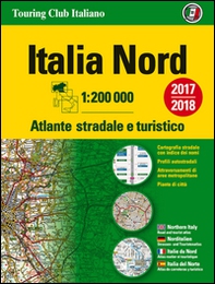 Atlante stradale Italia Nord 1:200.000 - Librerie.coop
