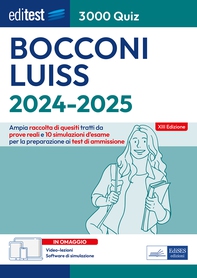 EBOOK- Editest 3000 quiz Bocconi Luiss 2024 2025 - Librerie.coop