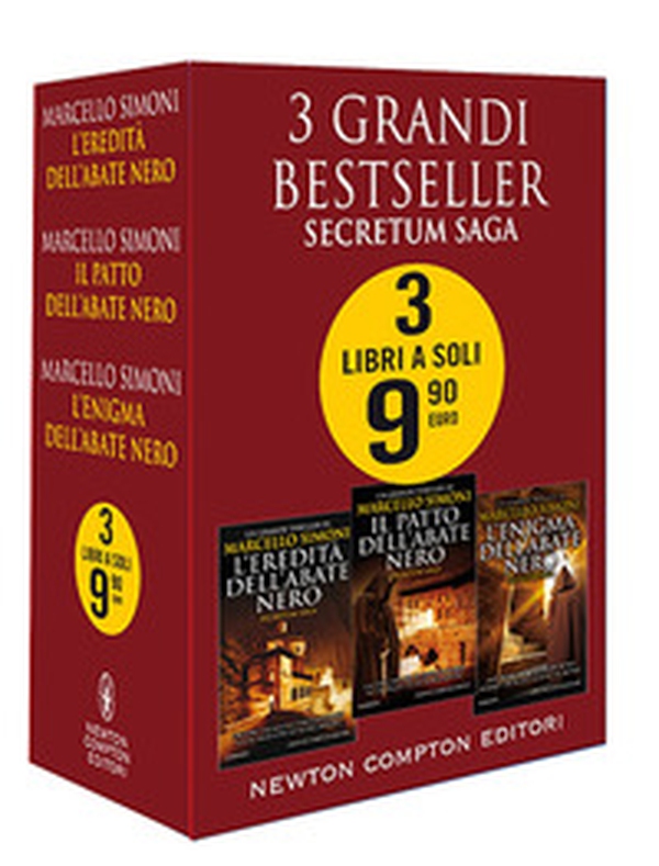 3 grandi bestseller. Secretum Saga: L'eredità dell'abate nero-Il patto dell'abate nero-L'enigma dell'abate nero - Librerie.coop 3 grandi bestseller. Secretum Saga: L'eredità dell'abate nero-Il patto dell'abate nero-L'enigma dell'abate nero - Librerie.coop