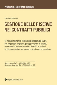 Gestione delle riserve nei contratti pubblici - Librerie.coop