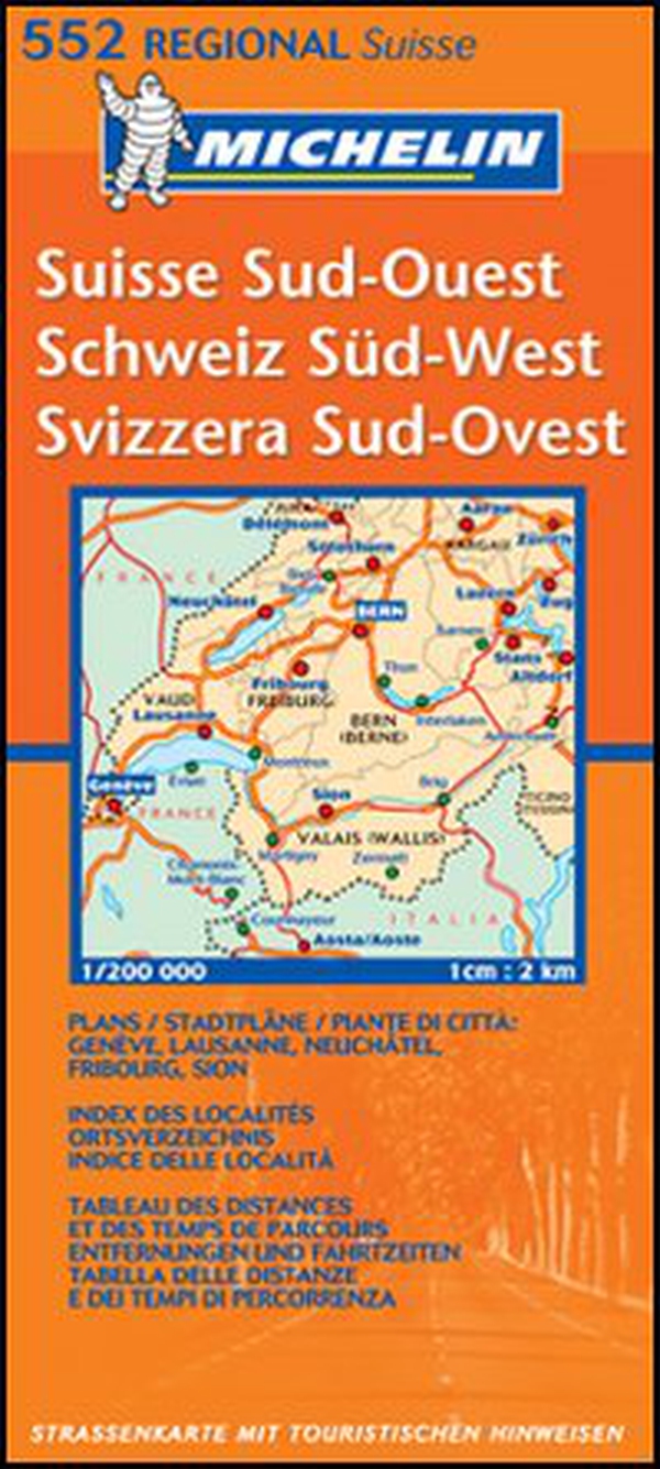 Suisse sud-ouest 1:200.000 - Librerie.coop Suisse sud-ouest 1:200.000 - Librerie.coop