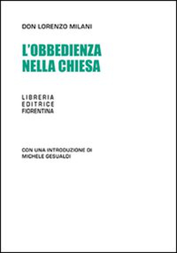 L'obbedienza nella chiesa - Librerie.coop L'obbedienza nella chiesa - Librerie.coop