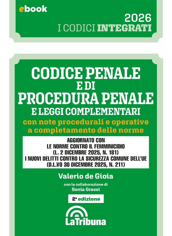 Codice penale e di procedura penale integrato - Librerie.coop
