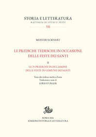 Le prediche tedesche in occasione delle feste dei santi - Vol. 2 - Librerie.coop