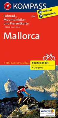 Cartina ciclistica n. 3500 Mallorca. Set di 2 cartine - Librerie.coop Cartina ciclistica n. 3500 Mallorca. Set di 2 cartine - Librerie.coop
