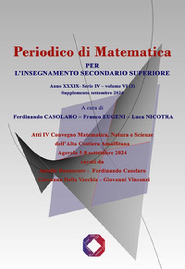 Periodico di matematica. Per l'insegnamento secondario - Vol. 6\3 - Librerie.coop Periodico di matematica. Per l'insegnamento secondario - Vol. 6\3 - Librerie.coop