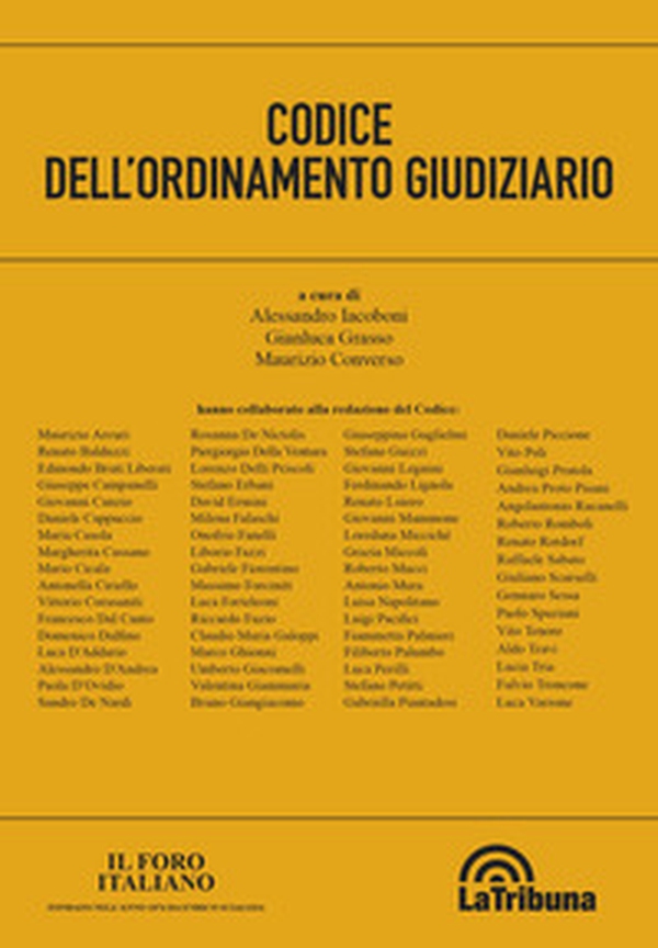 Codice dell'ordinamento giudiziario - Librerie.coop Codice dell'ordinamento giudiziario - Librerie.coop