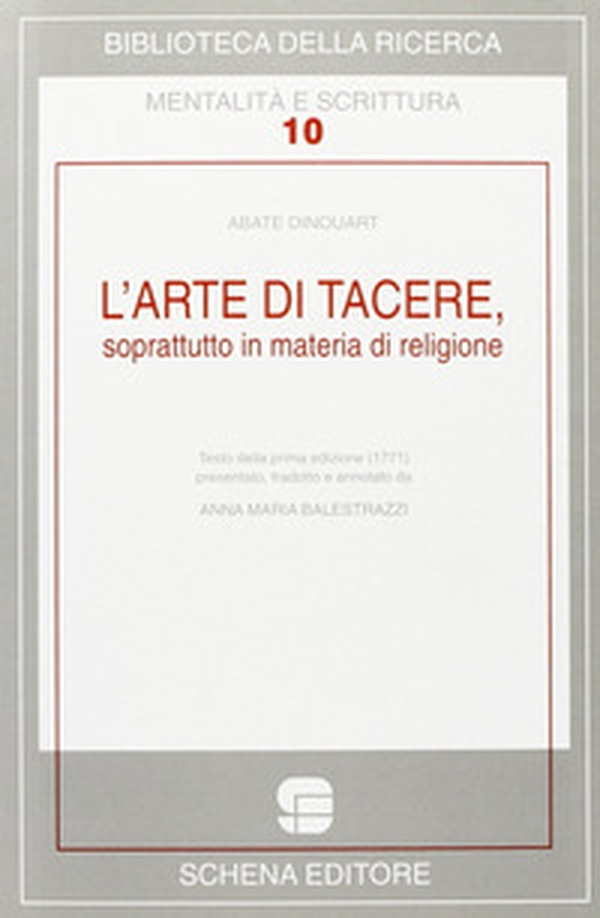 L'arte di tacere, soprattutto in materia di religione - Librerie.coop L'arte di tacere, soprattutto in materia di religione - Librerie.coop