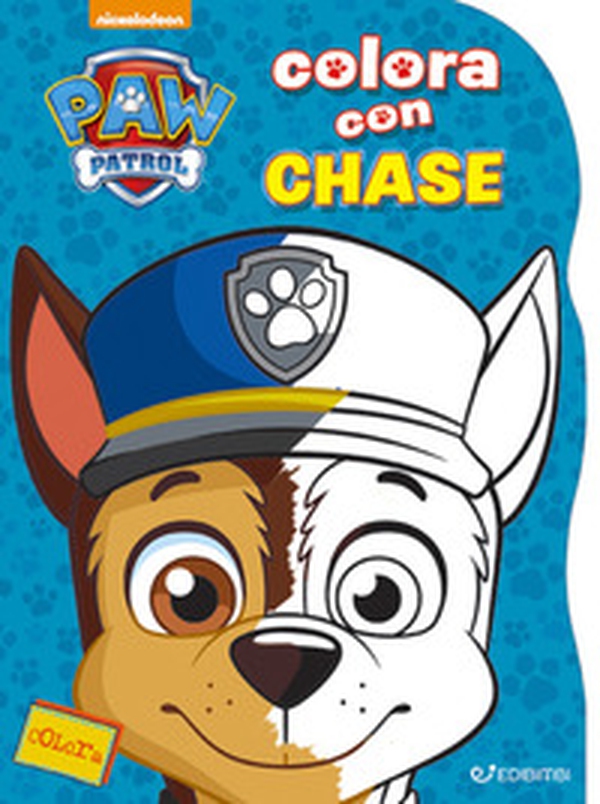 Colora con Chase. Paw Patrol - Librerie.coop Colora con Chase. Paw Patrol - Librerie.coop