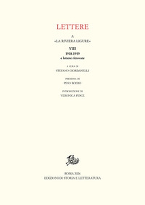Lettere a «La Riviera Ligure» - Vol. 8 - Librerie.coop