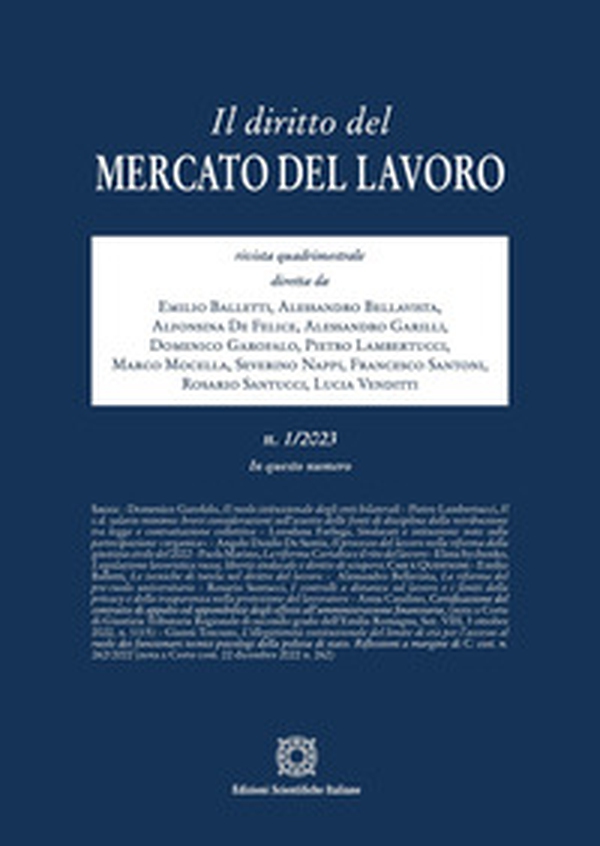 Il diritto del mercato del lavoro - Vol. 1 - Librerie.coop Il diritto del mercato del lavoro - Vol. 1 - Librerie.coop