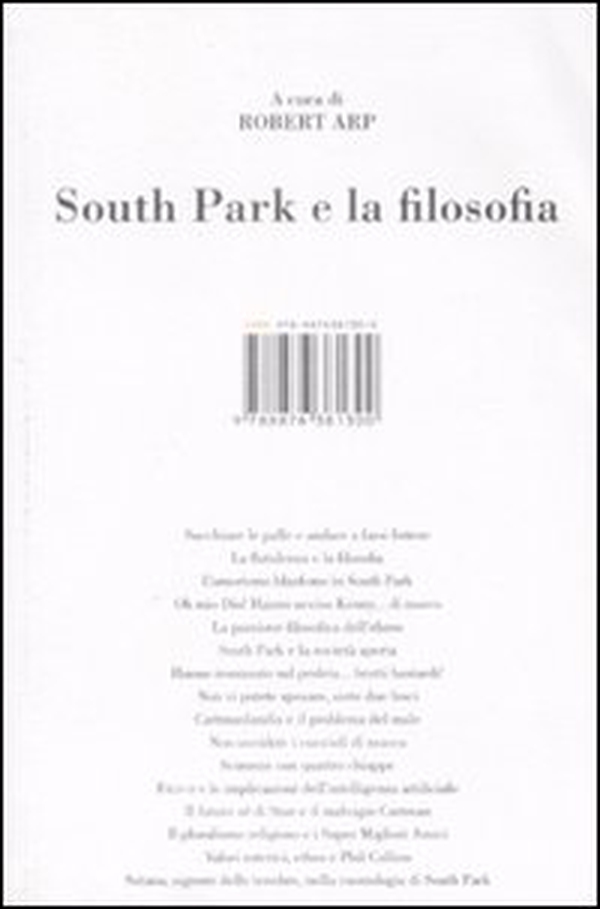 South Park e la filosofia - Librerie.coop South Park e la filosofia - Librerie.coop