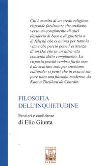 Filosofia dell'inquietudine - Librerie.coop
