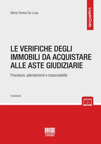 Le verifiche sugli immobili da acquistare alle aste giudiziarie. Procedure, adempimenti e responsabilità - Librerie.coop