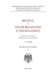 Rivista di studi bizantini e neoellenici. Ediz. anastatica - Librerie.coop