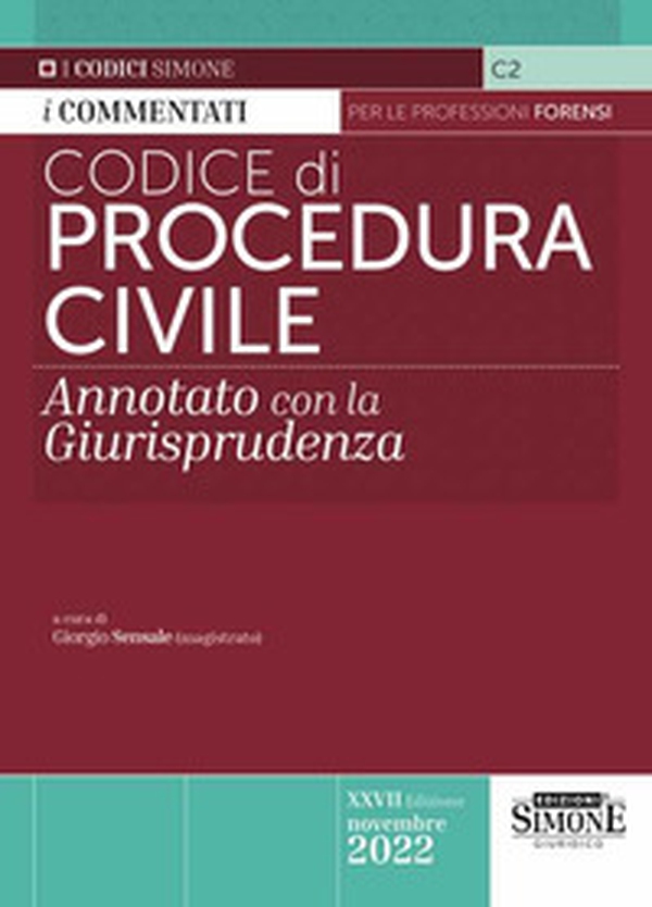 Codice di procedura civile. Annotato con la giurisprudenza - Librerie.coop Codice di procedura civile. Annotato con la giurisprudenza - Librerie.coop