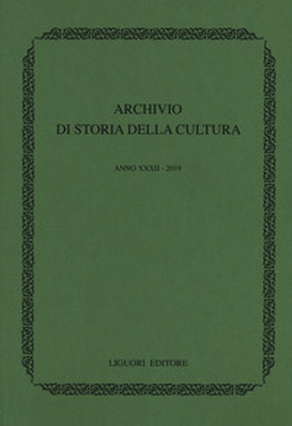 Archivio di storia della cultura - Librerie.coop Archivio di storia della cultura - Librerie.coop