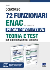 Kit Concorso 72 Funzionari ENAC (G.U. 22/6/2021 n. 49) Prova preselettiva. Teoria e test - Librerie.coop