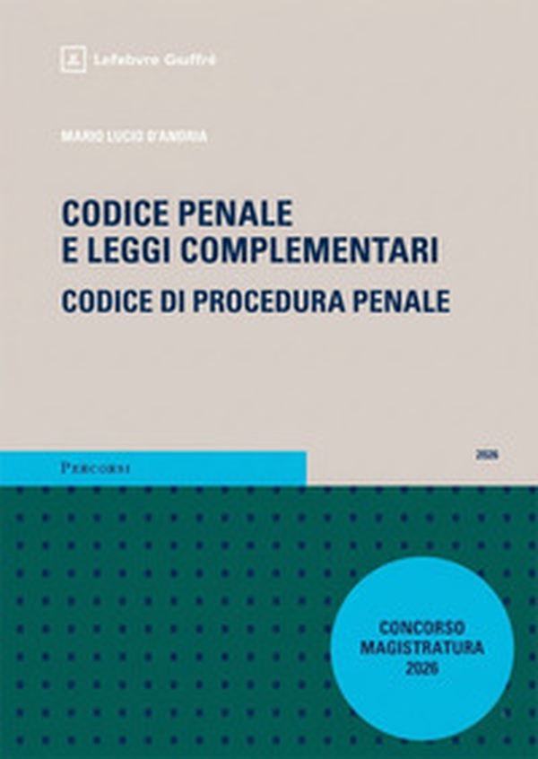 Codice penale Magistratura 2026 con addenda - Librerie.coop