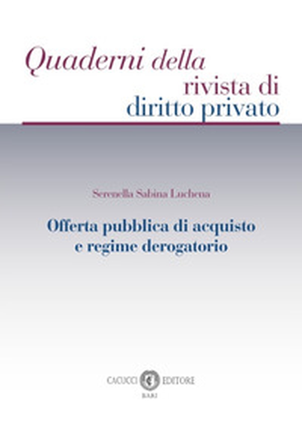 Offerta pubblica di acquisto e regime derogatorio - Librerie.coop Offerta pubblica di acquisto e regime derogatorio - Librerie.coop