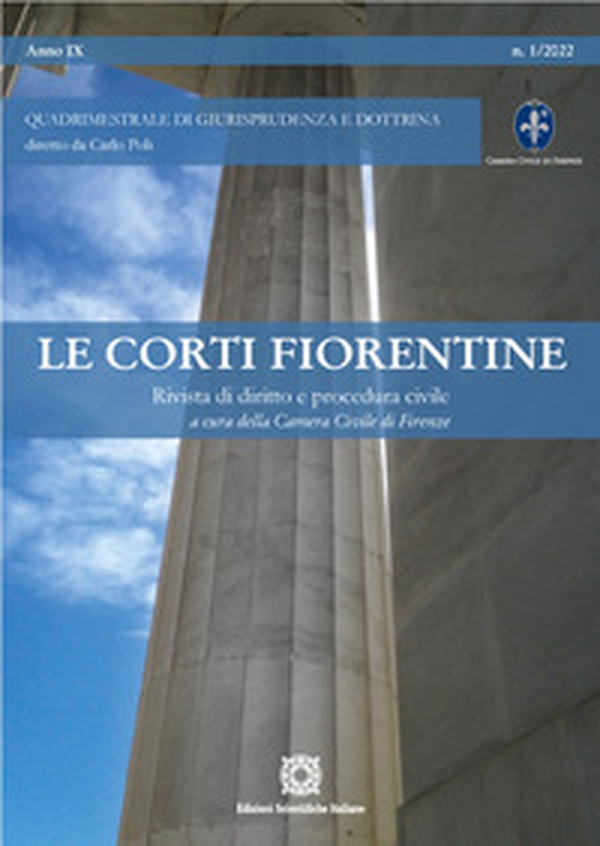 Le corti fiorentine. Rivista di diritto e procedura civile - Vol. 1 - Librerie.coop Le corti fiorentine. Rivista di diritto e procedura civile - Vol. 1 - Librerie.coop