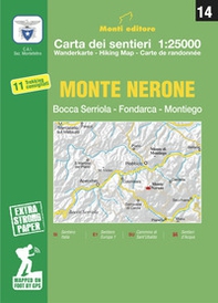 Monte Nerone. Apecchio, Mercatello sul Metauro, Piobbico, Pianello 1:25.000 - Librerie.coop