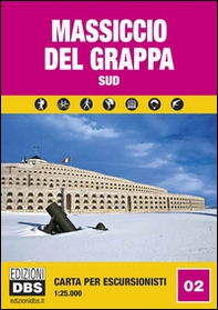 Massiccio del Grappa sud. Carta per escursionisti 1:25.000 - Librerie.coop