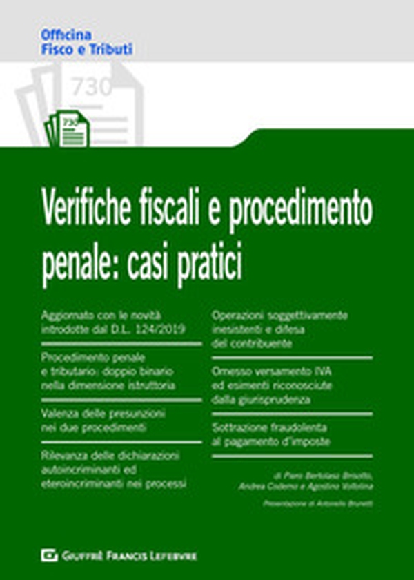Verifiche fiscali e procedimento penale: casi pratici - Librerie.coop