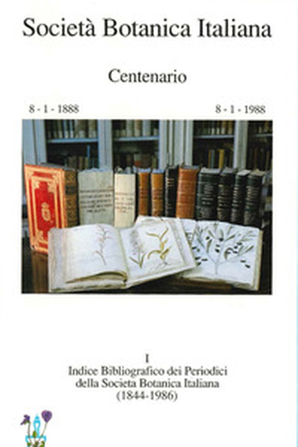 Indice bibliografico dei periodici della Società Botanica Italiana (1844-1986) - Librerie.coop Indice bibliografico dei periodici della Società Botanica Italiana (1844-1986) - Librerie.coop
